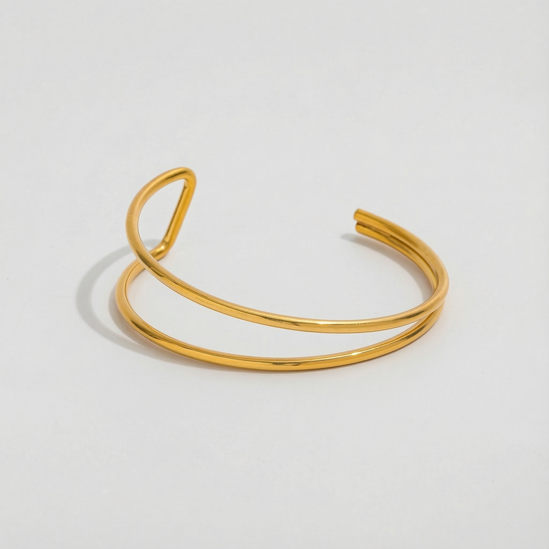 Contour Open Cuff Bangle