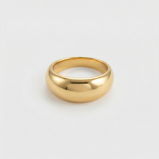 Gold Dome Ring