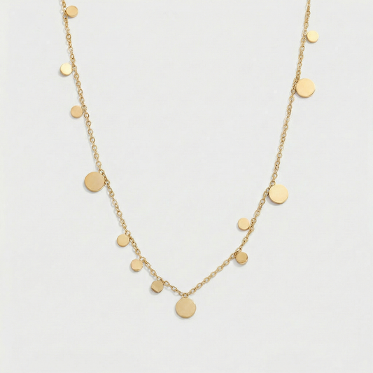 Disc Charm Necklace