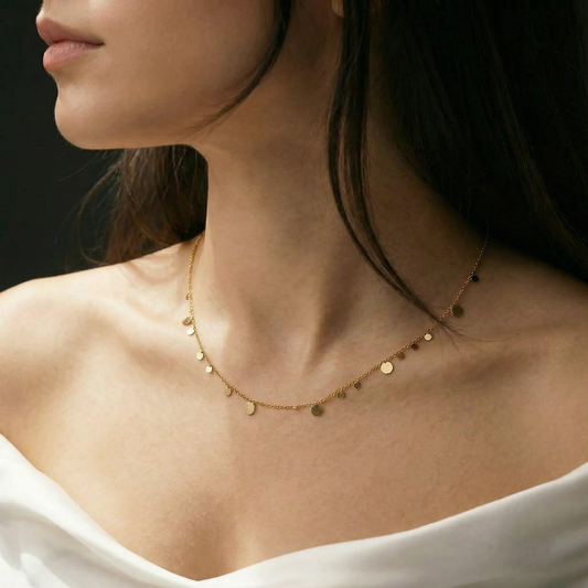 Disc Charm Necklace