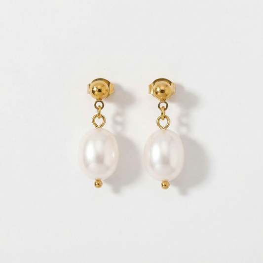 Classic Pearl Drop Earrings