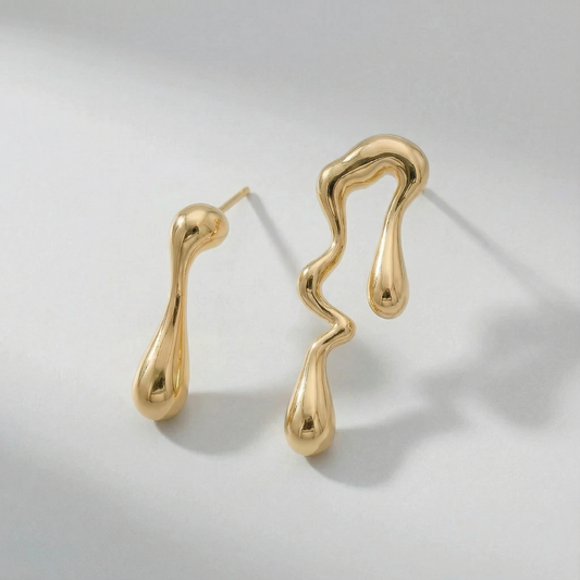 Aurora Fluid Drop Earrings