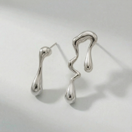 Aurora Fluid Drop Earrings