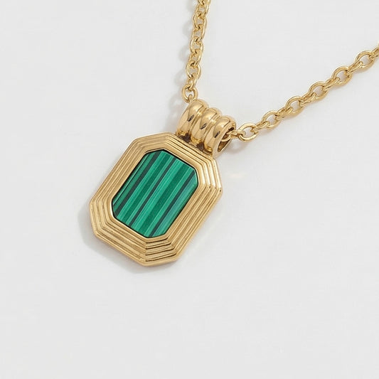 Luna Layered Enamel Necklace