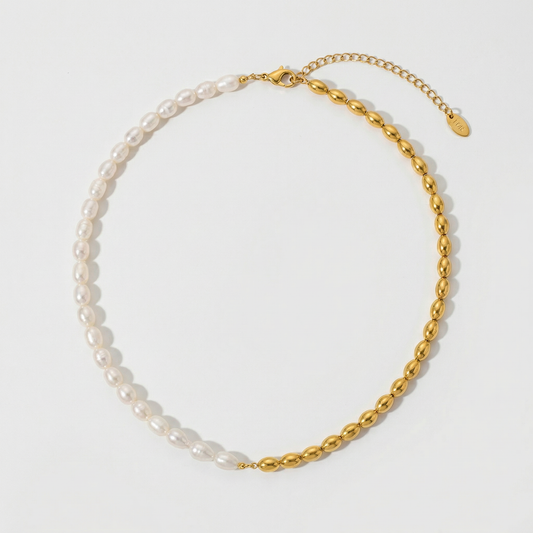 Aurielle Pearl Beaded Necklace
