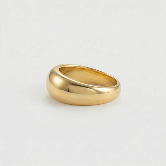 Gold Dome Ring