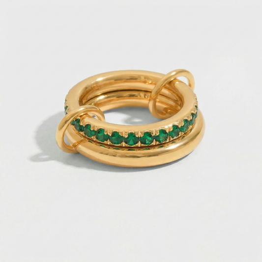 Gold Eternity Stack Ring