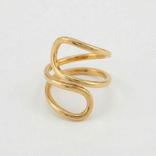 Gold Statement Wrap Ring