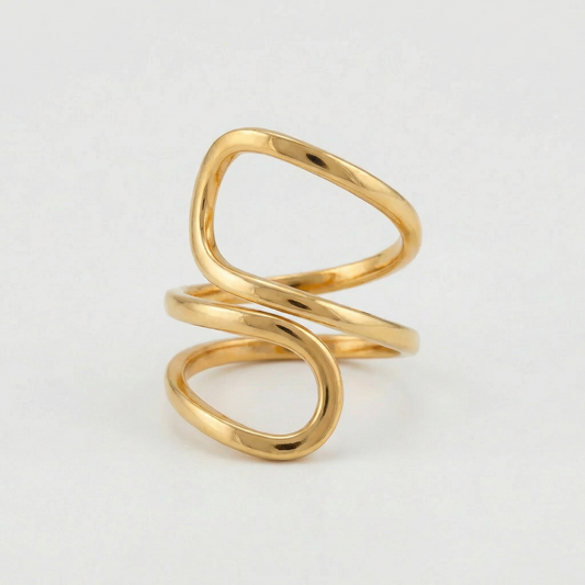 Gold Statement Wrap Ring