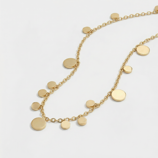 Disc Charm Necklace