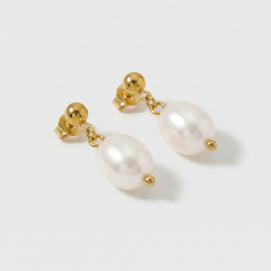 Classic Pearl Drop Earrings