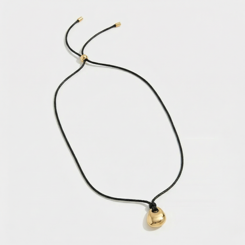 Arden Leather Cord Pendant Necklace