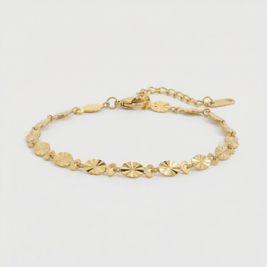 Gold Sunburst Bracelet